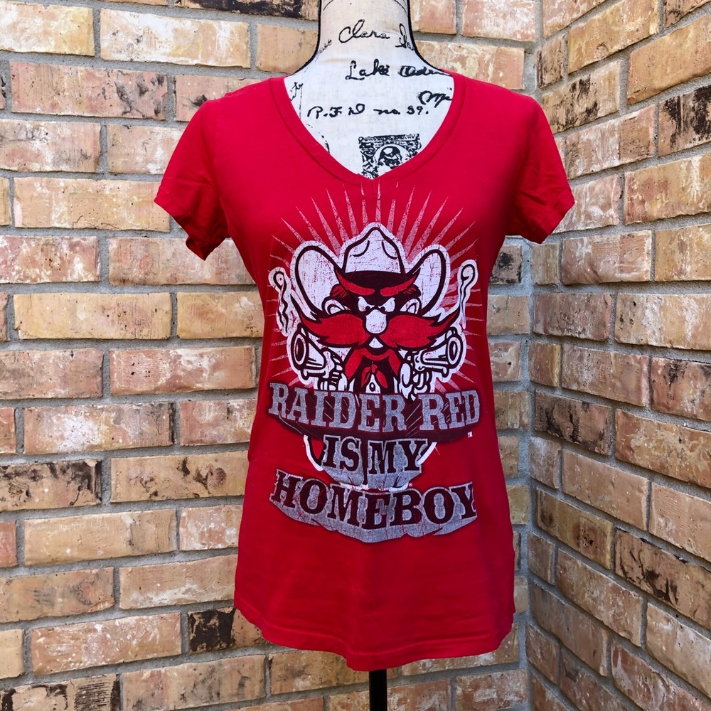 Raider Red Large Tee